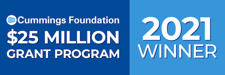 Cummings Foundation $25 million Grant Program 2021 Winner Logo