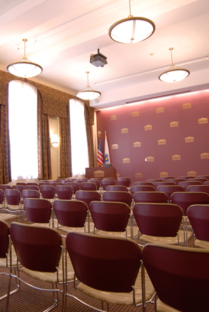 Photo of assembly room in Federal Building