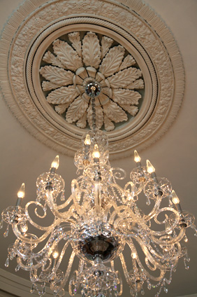 Chandelier at Nesmith House