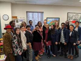 MCC students and staff in the Multicultural Center