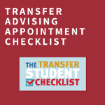 transfer and advising appointment checklist